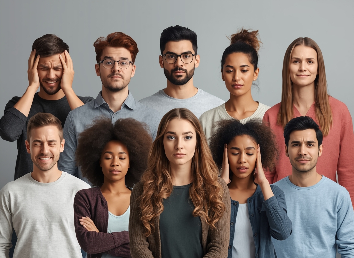 Flowing lines representing awareness and observation